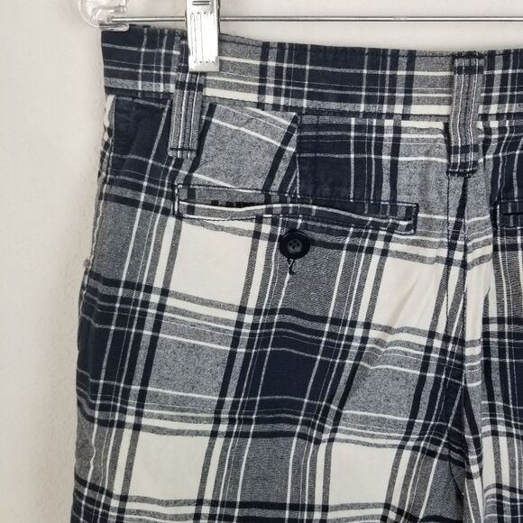Sonoma‎ Lifestyles Blue and White Plaid Shorts Size 30 - Picture 5 of 7